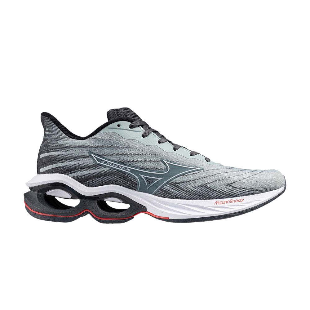Pre-owned Mizuno Wave Creation 25 Ssw 'grey Mist'