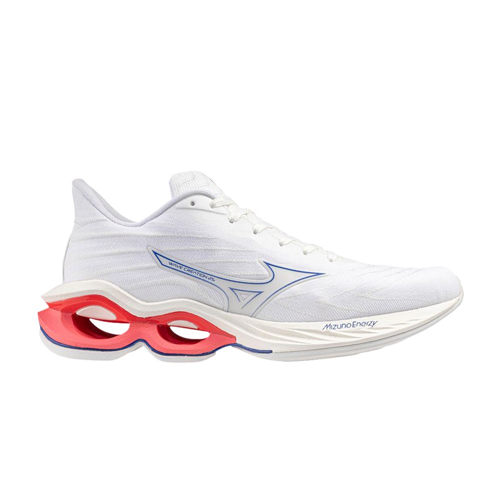 Pre-owned Mizuno Wmns Wave Creation 25 Ssw 'white Pearl Blue'