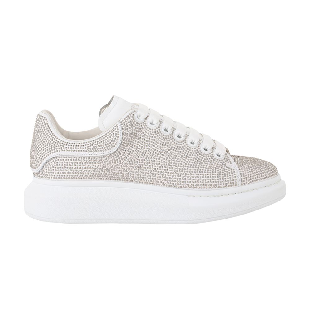 Pre-owned Alexander Mcqueen Oversized Sneaker 'white Silver Studded' | Men's Size 42