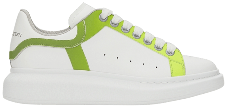 Alexander McQueen Oversized Sneaker White Green Ombre