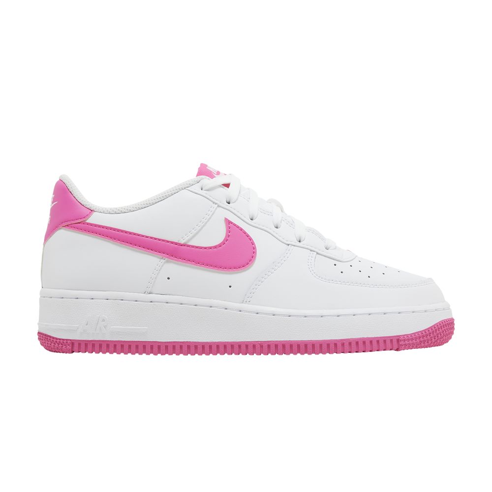 Pre-owned Nike Air Force 1 Gs 'white Laser Fuchsia' | Kid's Size 6