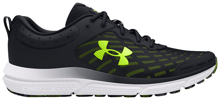Under Armour Charged Assert 10 Black High Vis Yellow