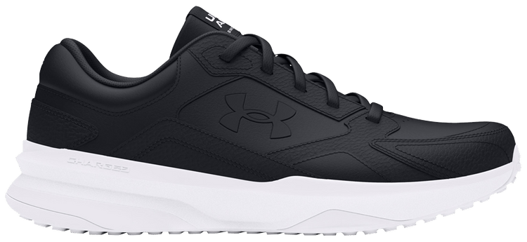 Under Armour Charged Edge Leather Black White