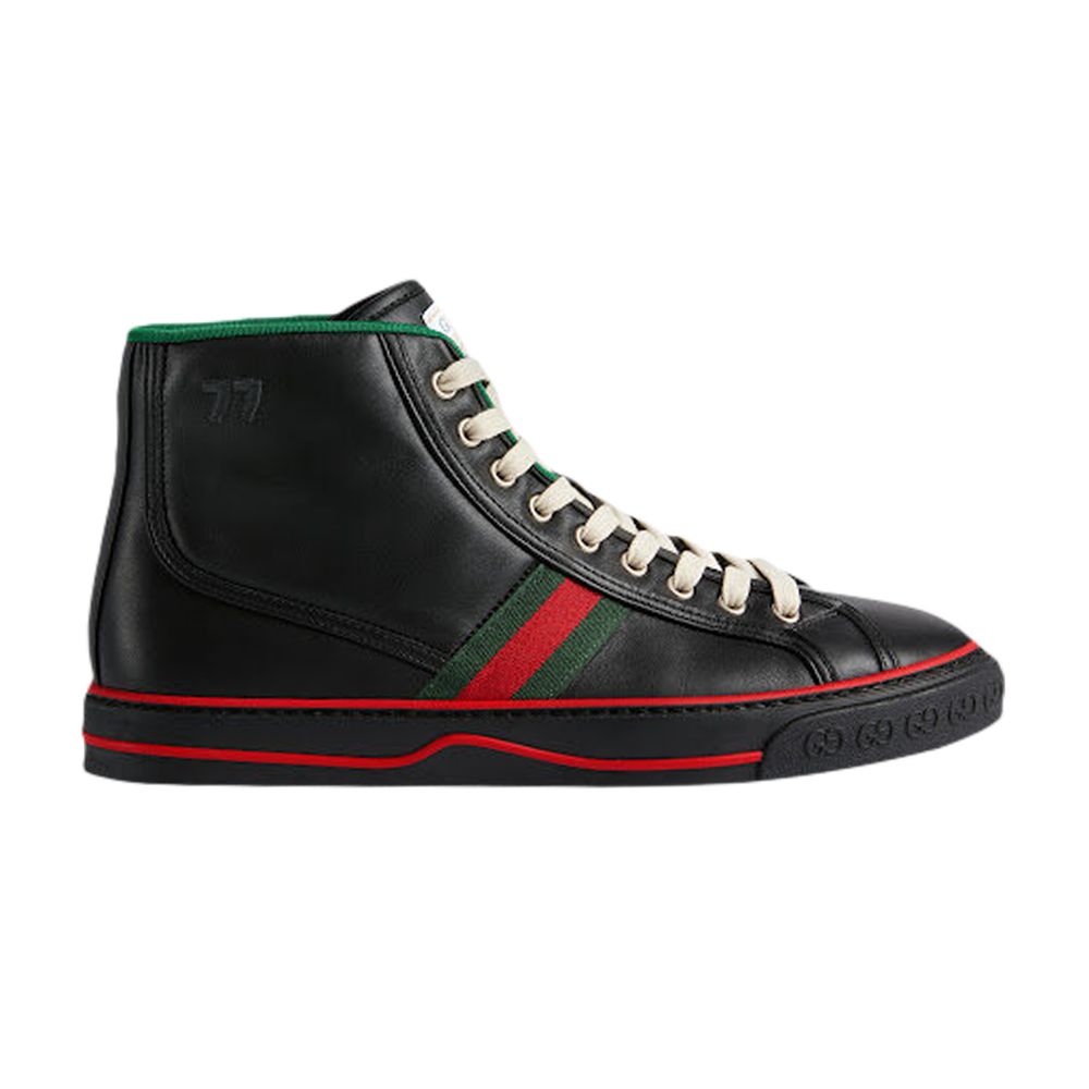 Click to view more detailed imagery on our partner's website Pre-owned Gucci Tennis 1977 High 'black Red Green'