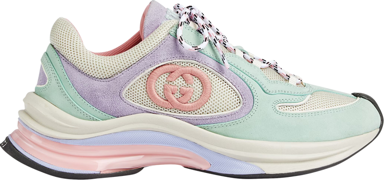 Gucci Wmns Run Sneaker 'Turquoise Lilac'