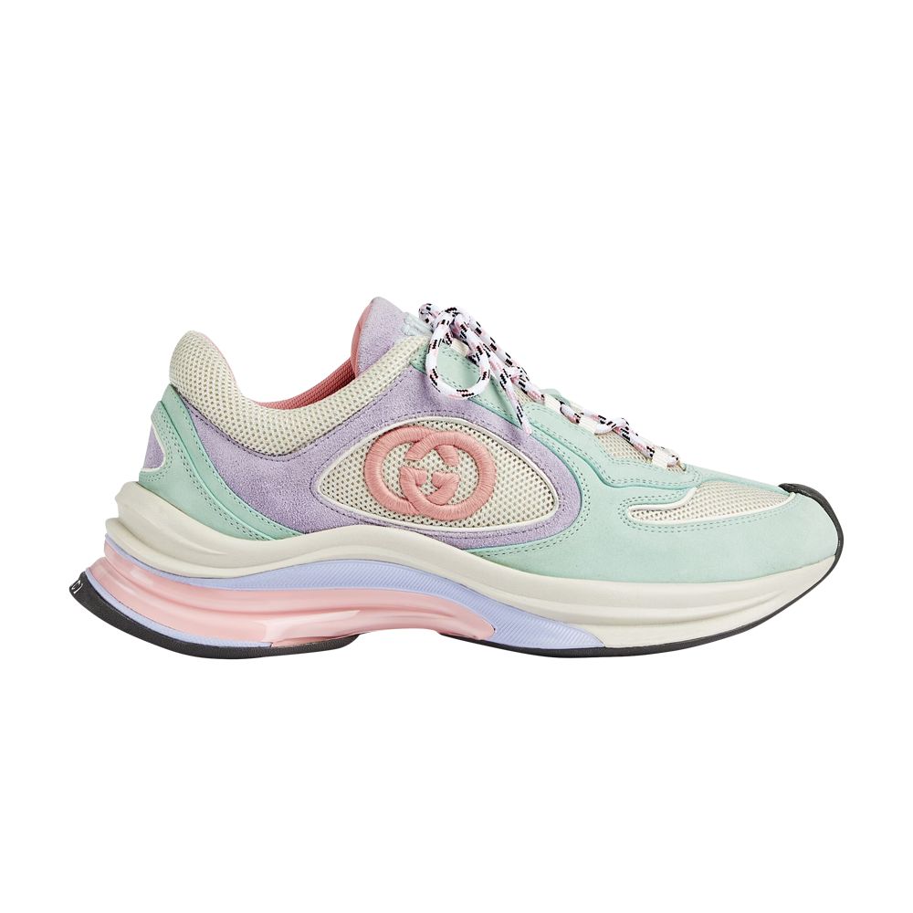 Pre-owned Gucci Wmns Run Sneaker 'turquoise Lilac' In Multi-color