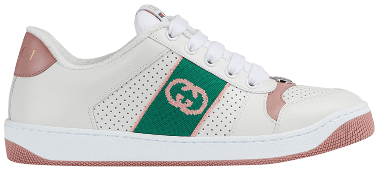 Buy Gucci Wmns Screener White Light Pink Green 765128 AACV8 9062 GOAT CA