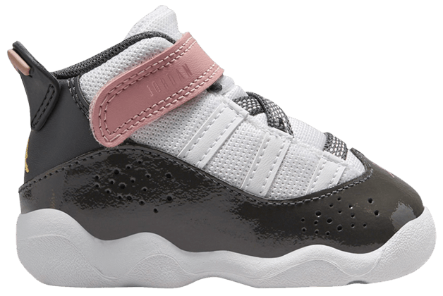 Air Jordan 6 Rings TD White Red Stardust