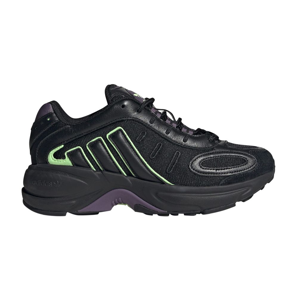 Pre-owned Adidas Originals Wmns Falcon Galaxy 'black Green Spark'