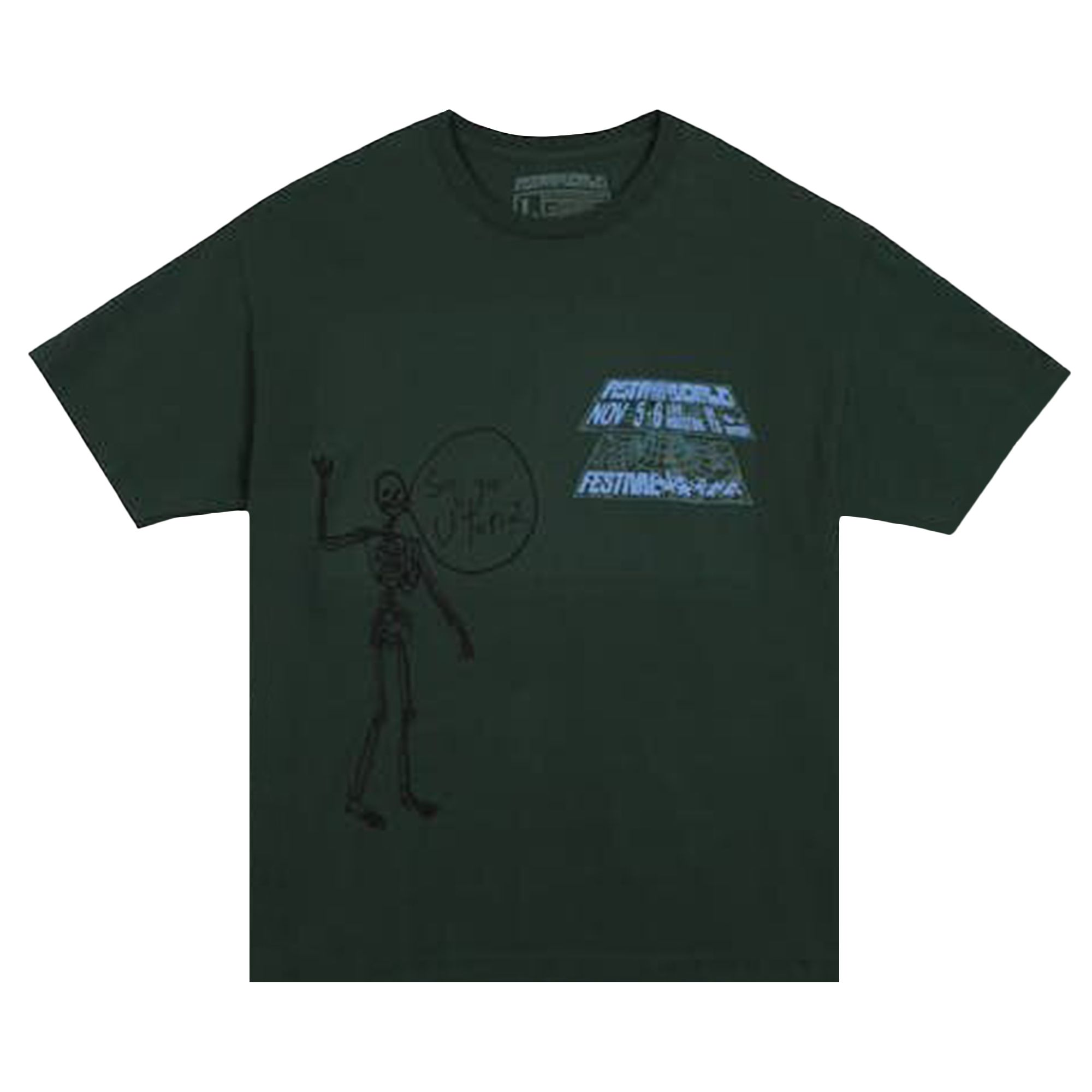 Cactus Jack by Travis Scott Open Your Eyes Tee 'Green' | Men's Size S