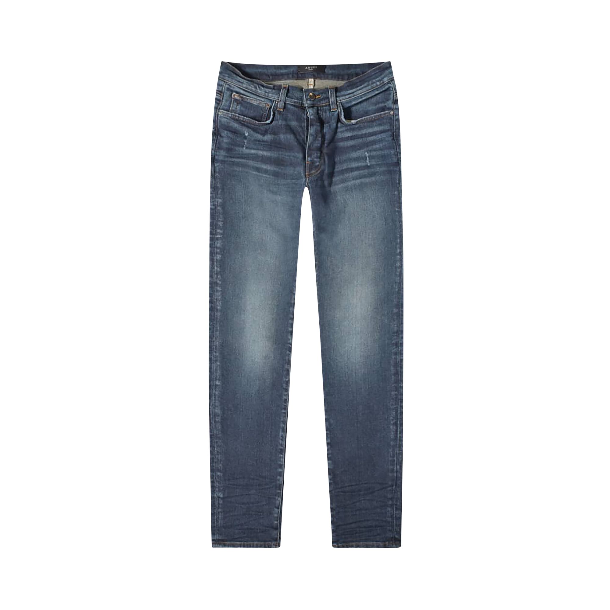Pre-owned Amiri Stack Jeans 'deep Classic Indigo' | Blue | Men's Size 31