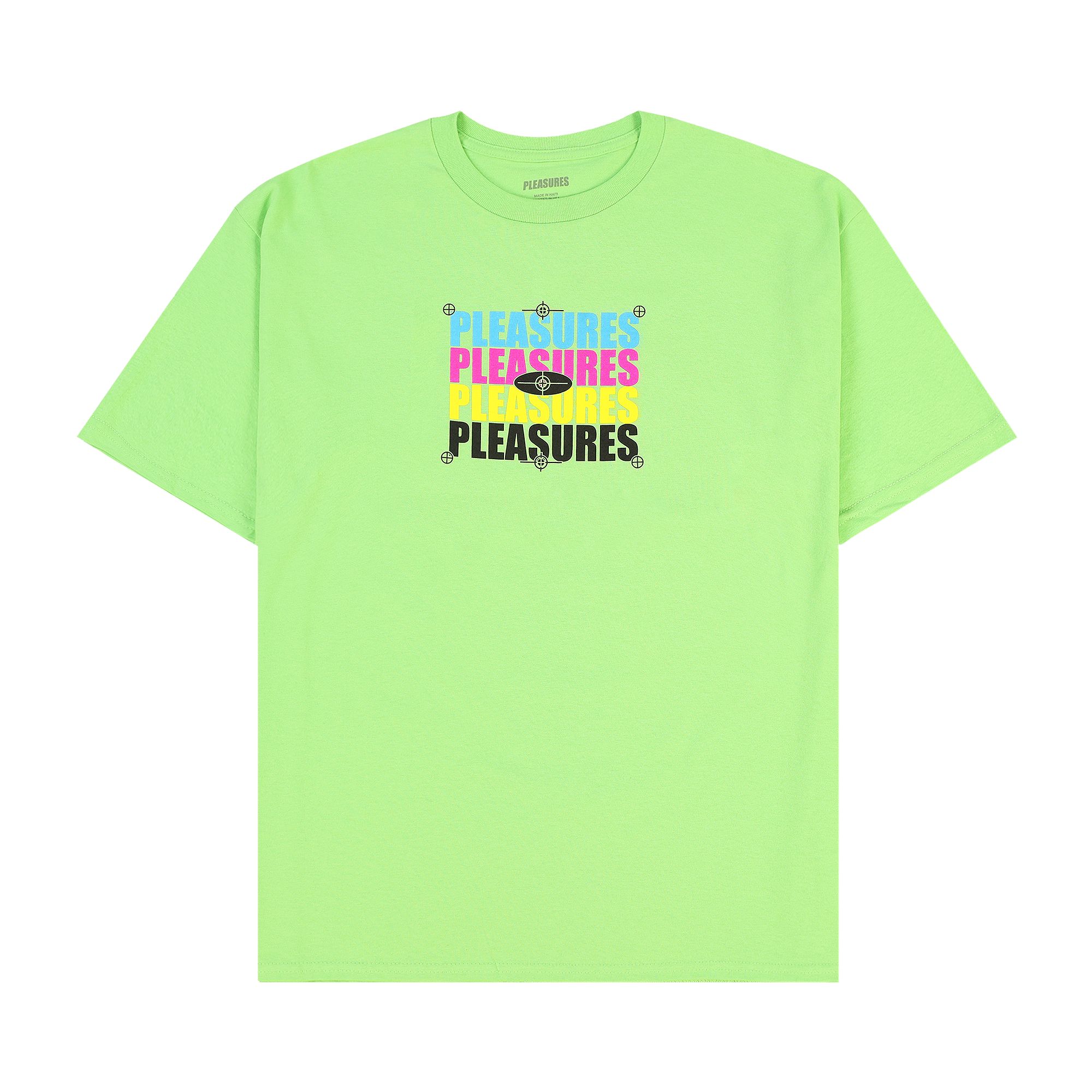 Pleasures CMYK T-Shirt 'Lime' | Green | Men's Size S