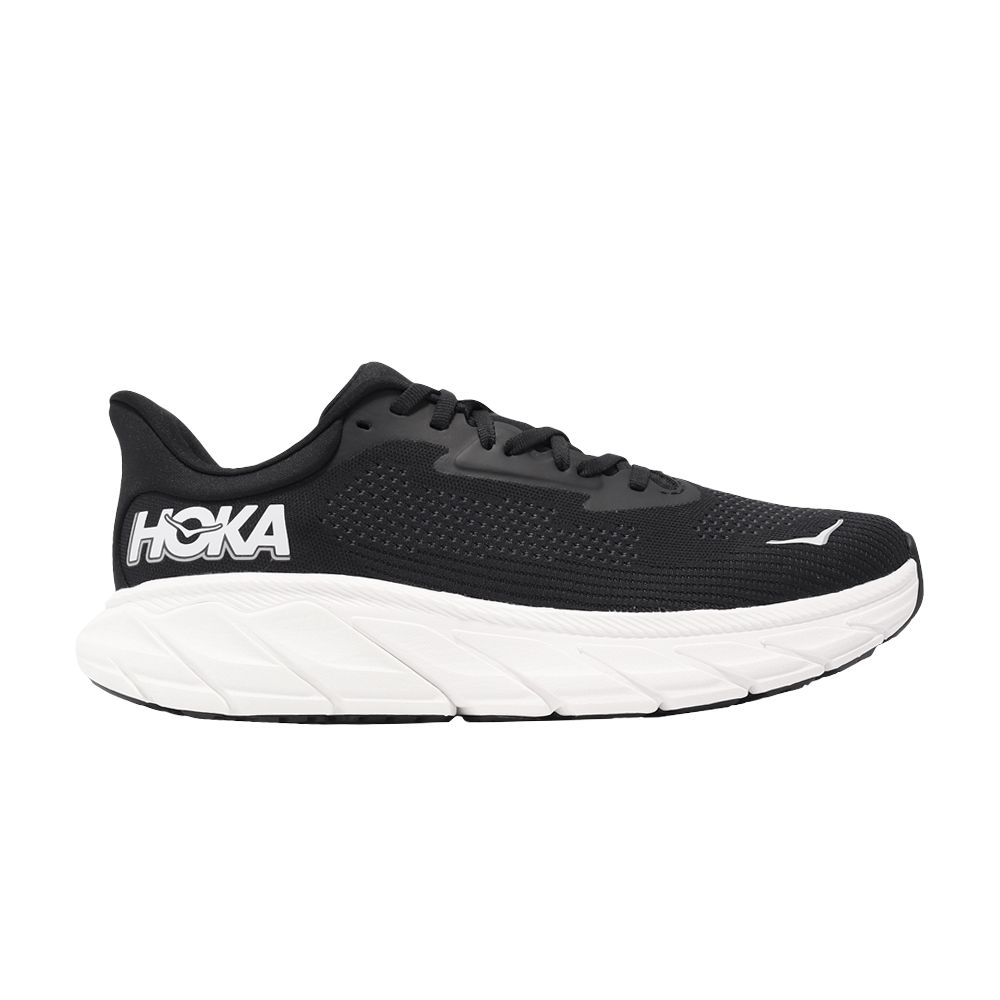 HOKA Arahi 7 2E Wide 'Black White' | Men's Size 8.5 - 1147870-BWHT