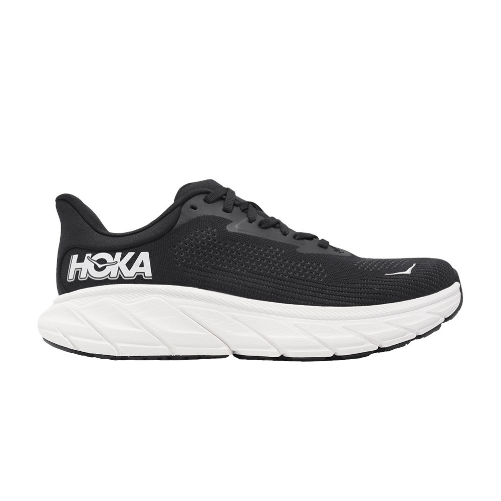 Pre-owned Hoka Wmns Arahi 7 Wide 'black White'
