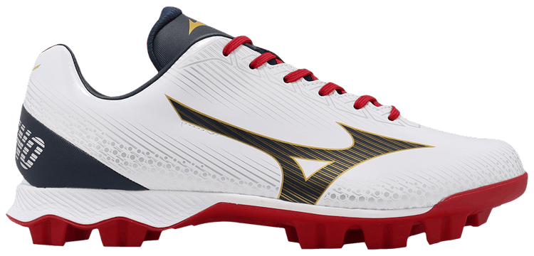 Mizuno Wave Lightrevo Wide White Red