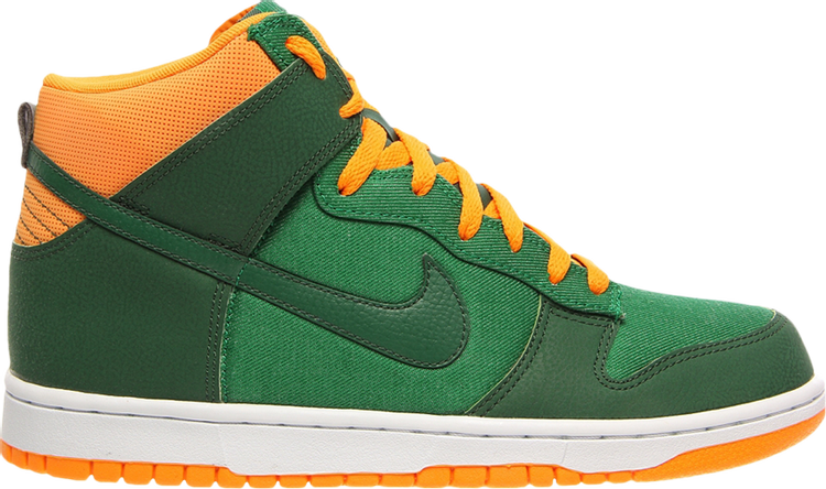 Dunk High 'Court Green Vivid Orange'