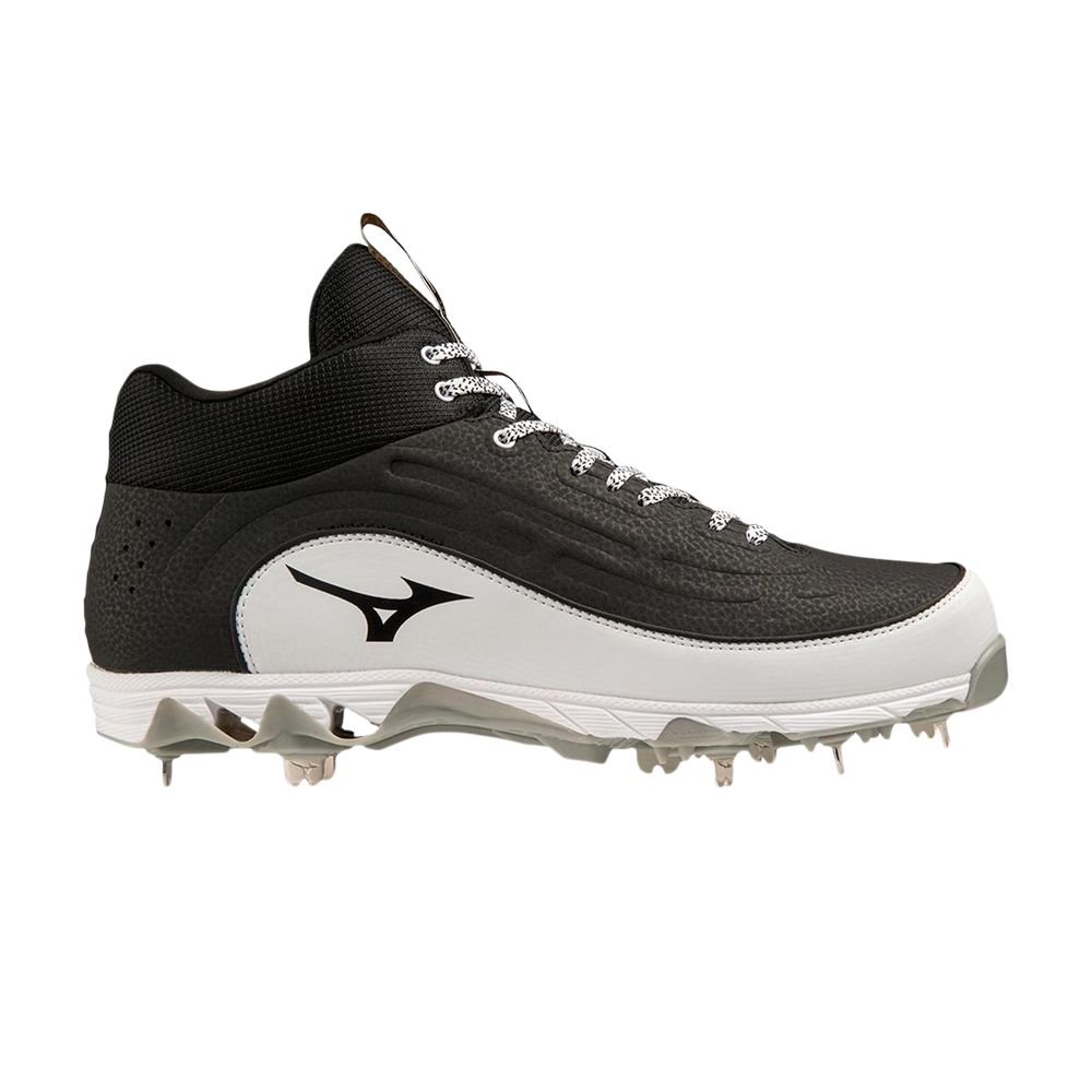 Mizuno 9-Spike Ambition 3 Mid 'Black White' | Men's Size 11 - 320683-9000