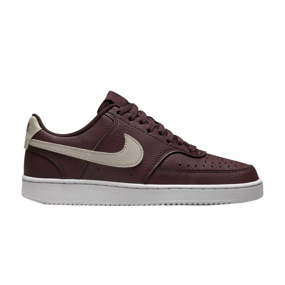 Pre-owned Nike Wmns Court Vision Low Next Nature 'burgundy Crush' In Red