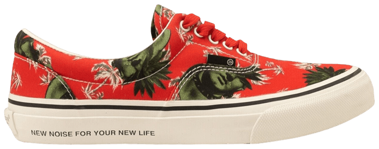 Undercover Deck Sneaker Face Print   Red