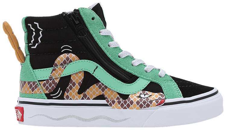 Buy Vans Sk8-Hi Reissue Side Zip Kids 'Snake' - VN0007P3203 | GOAT