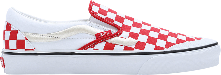 Classic Slip-On 138 'Sidestripe - Red Checkerboard'