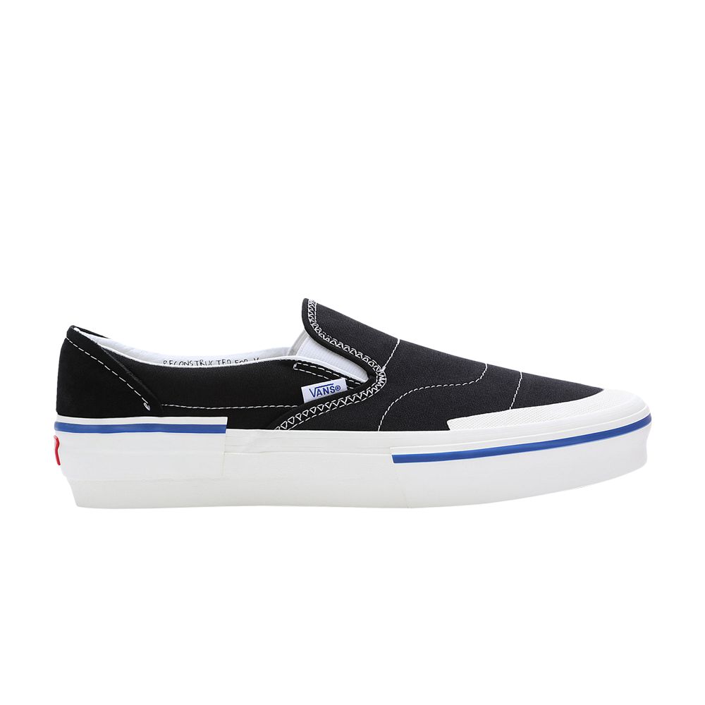 Pre-owned Vans Slip-on Reconstruct 'black'