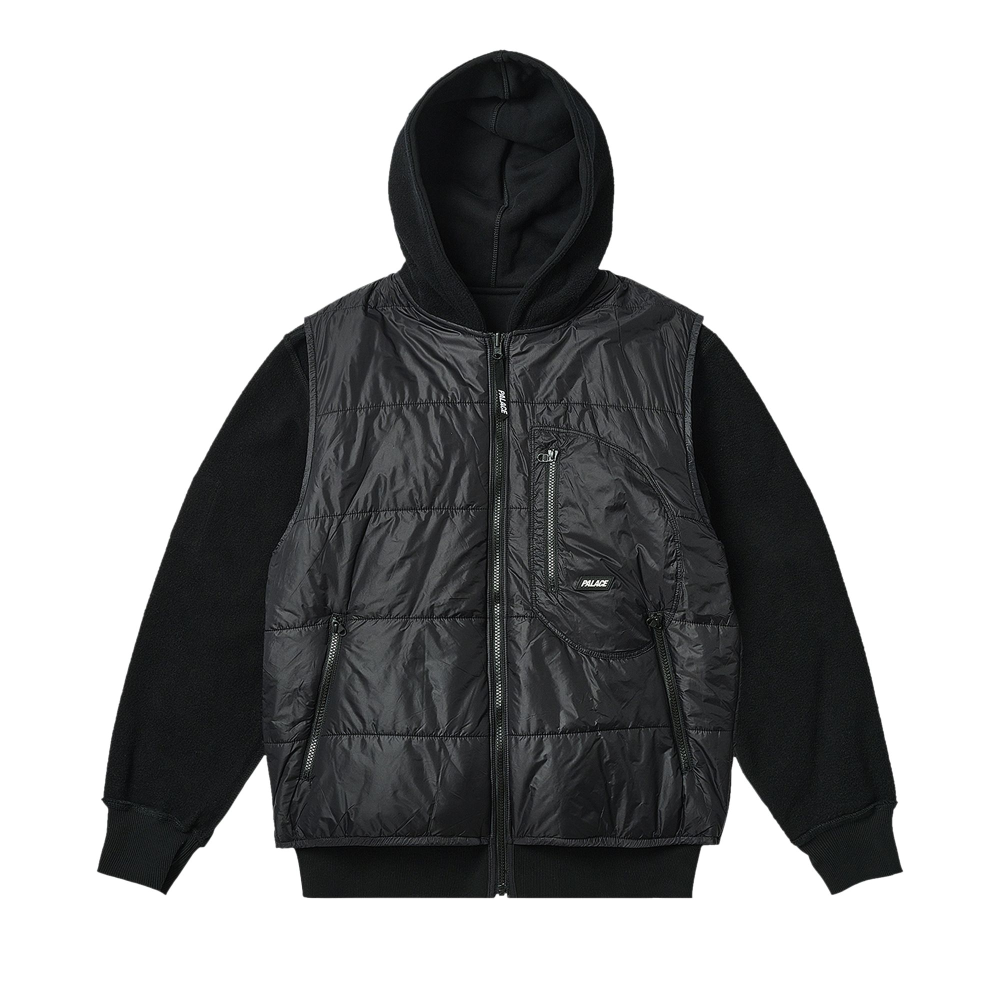 Palace Reversible Vest Hood 'Black' | Men's Size M