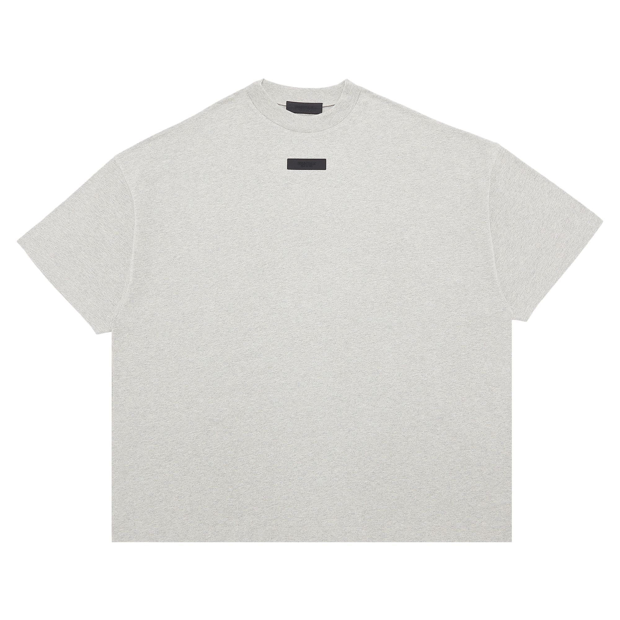Fear of God Essentials Short-Sleeve Tee 'Dark Heather Oatmeal' | Grey | Men's Size M