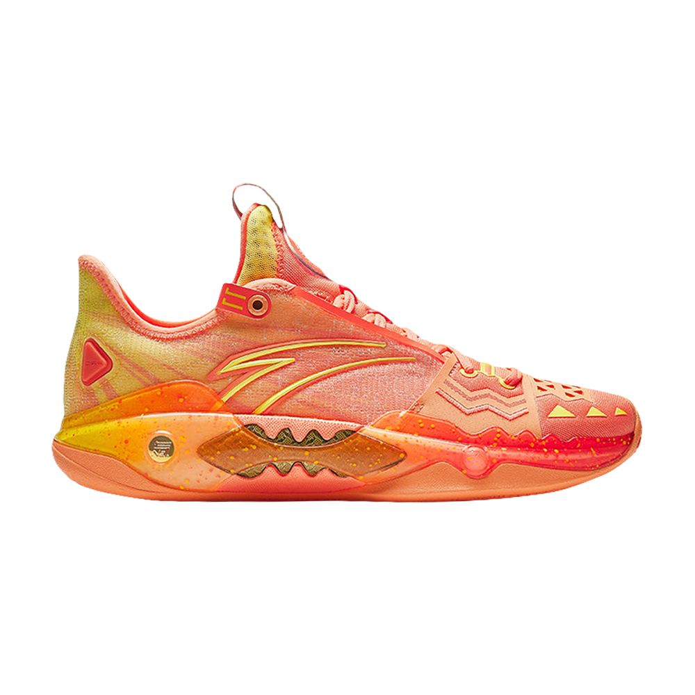 Pre-owned Anta Kyrie Irving X Shock Wave 5 Pro 'sun' In Orange