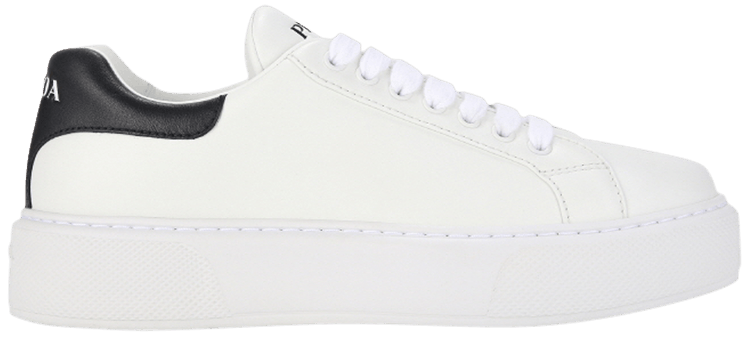 Buy Prada Leather Platform 'White Black' - 2EG361 3O8X F0964 Buy Prada Leather Platform 'White Black' - 2EG361 3O8X F0964