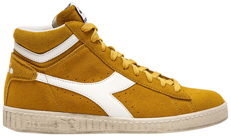 Diadora Game L High Suede Waxed Yellow Ochre