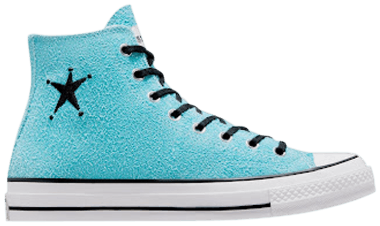 Buy Stussy x Chuck 70 High Sky Blue A07663C GOAT