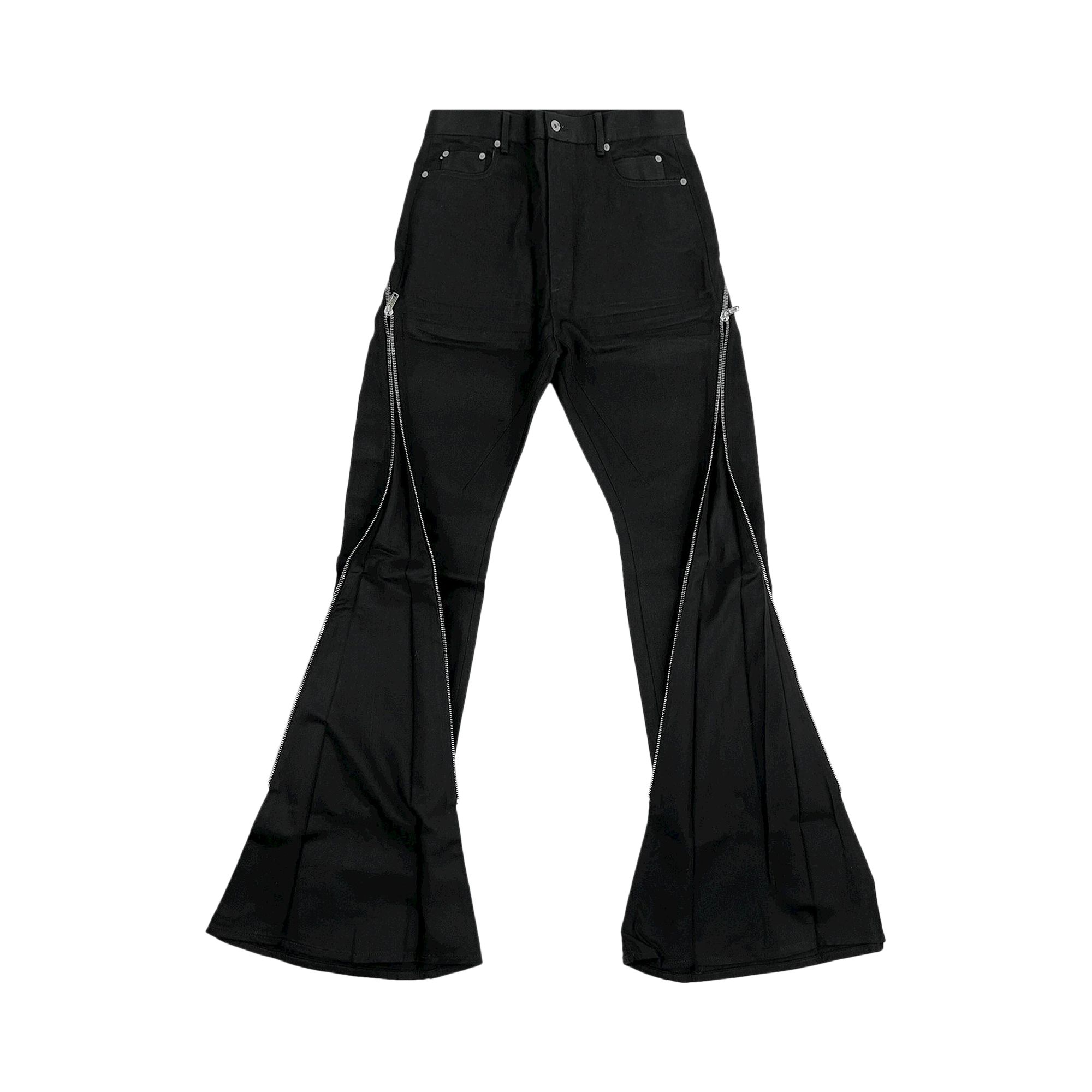 Rick Owens Bolan Banana High Waist Slim Trousers 'Black' | Men's Size 32