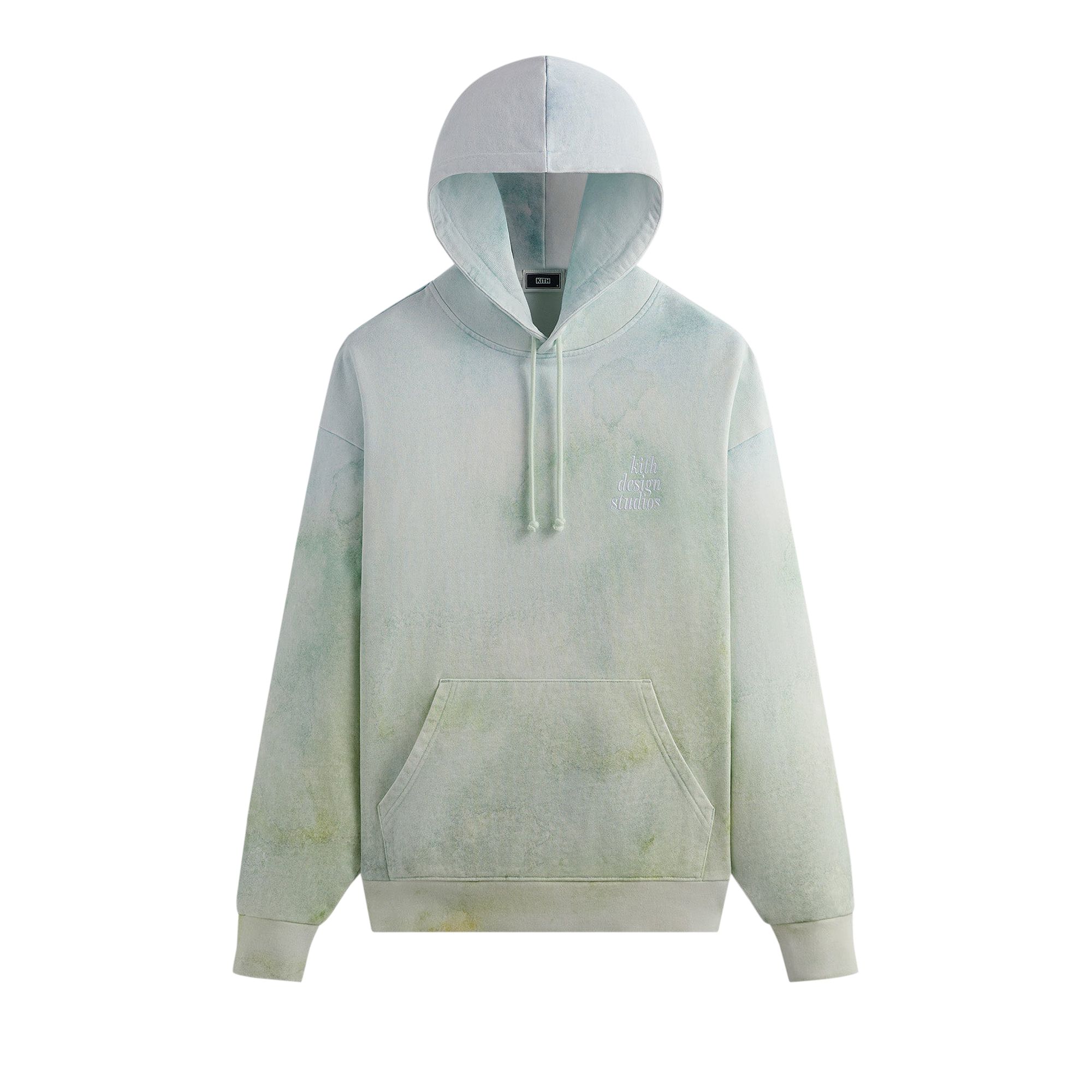 Pre-owned Kith Design Studios Nelson Hoodie 'patina' | Teal | Men's Size M