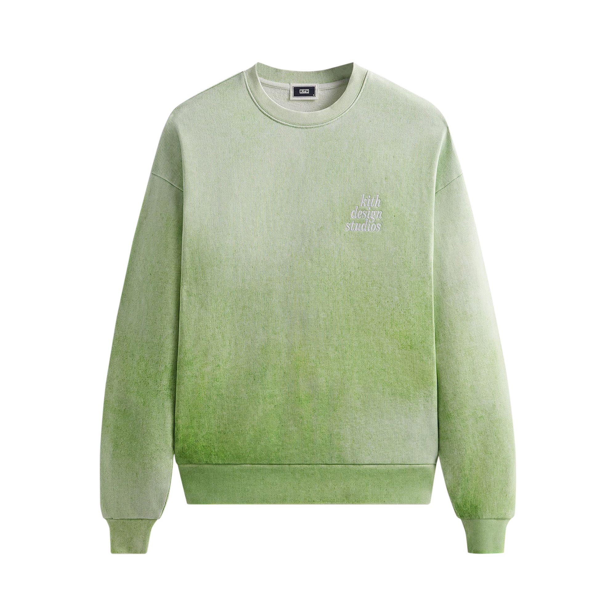 Pre-owned Kith Design Studios Nelson Crewneck 'tranquility' | Green | Men's Size M