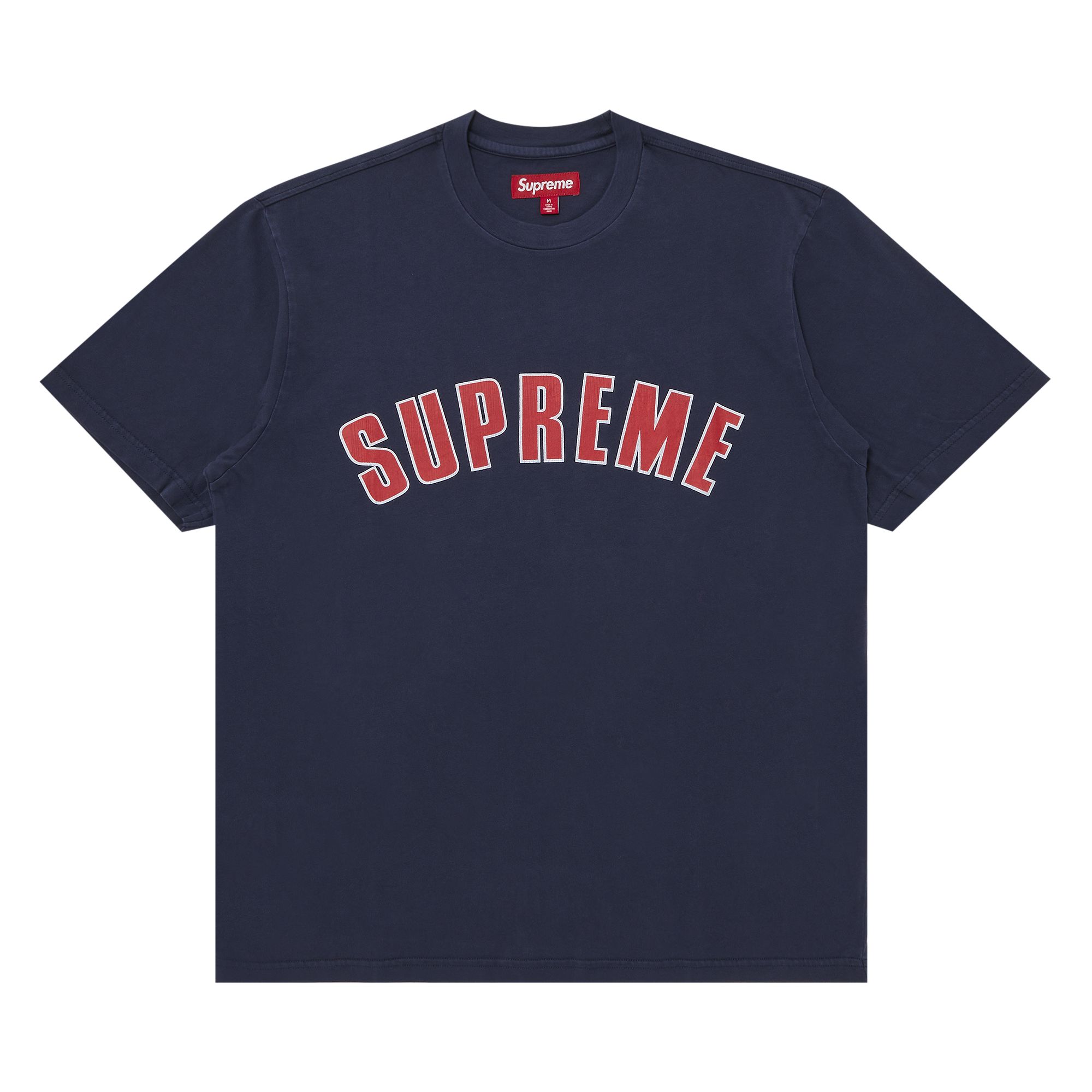 Supreme Cracked Arc Short-Sleeve Top 'Navy' | Blue | Men's Size L