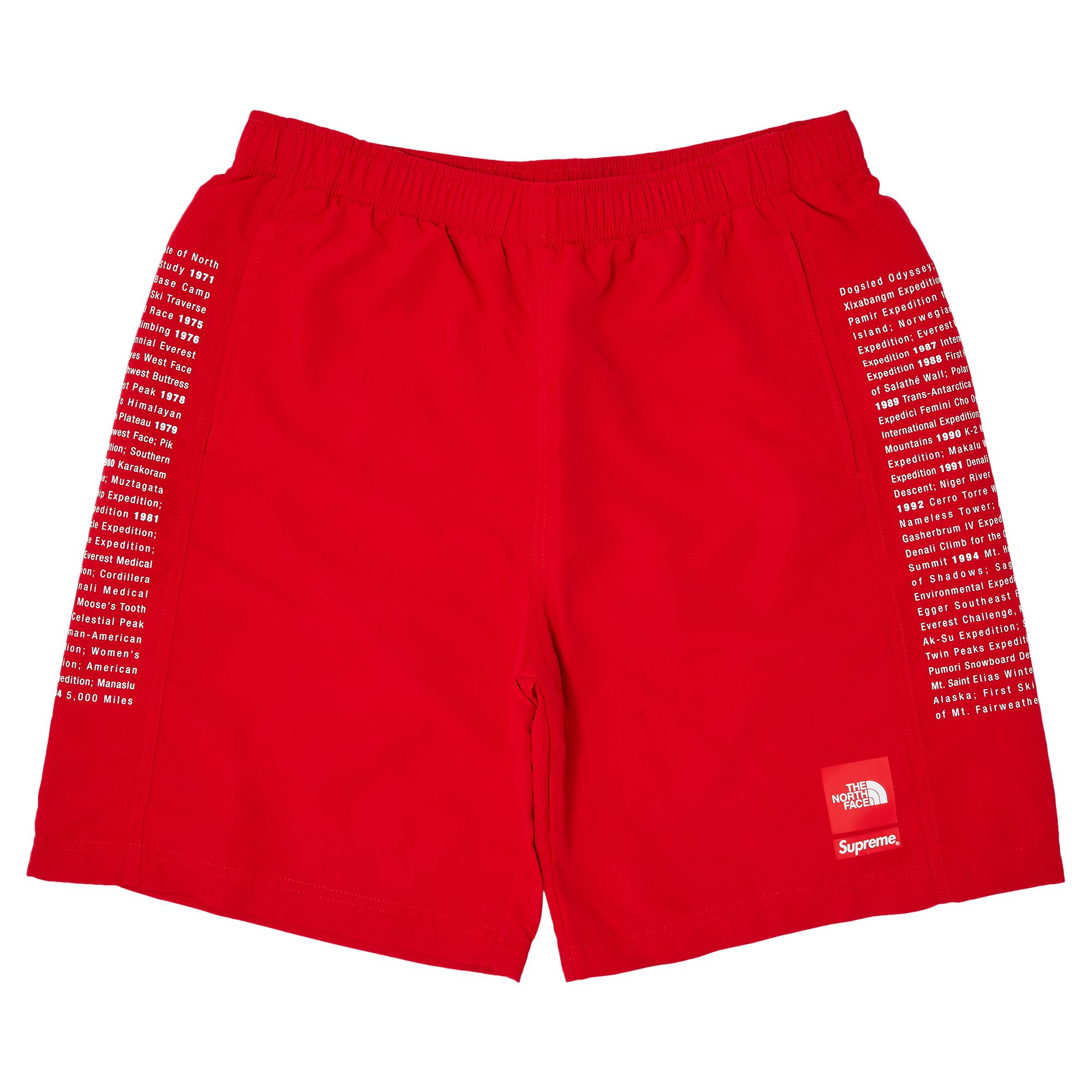 Supreme x The North Face Nylon Short 'Red' | Men's Size M