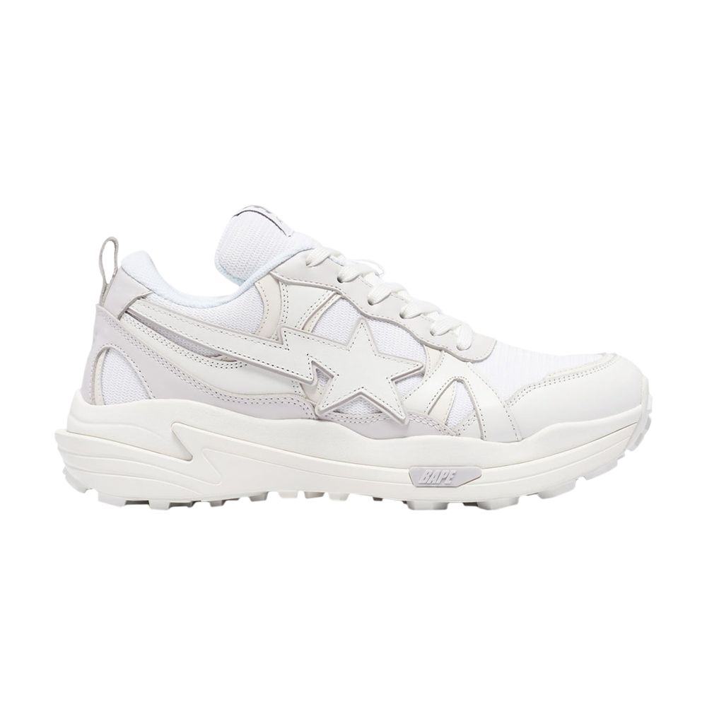 Pre-owned Bape Trail Sta 'white'