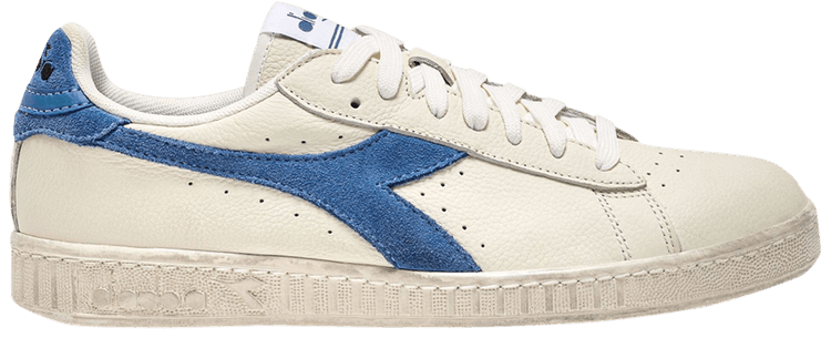 Diadora Game Low Waxed Suede Pop White Bleached Denim