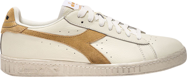 Game Low Waxed Suede Pop White Latte