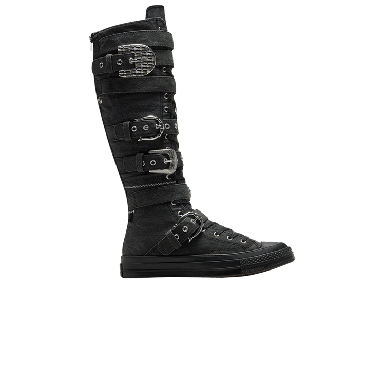 Knee high converse with buckles and straps sale
