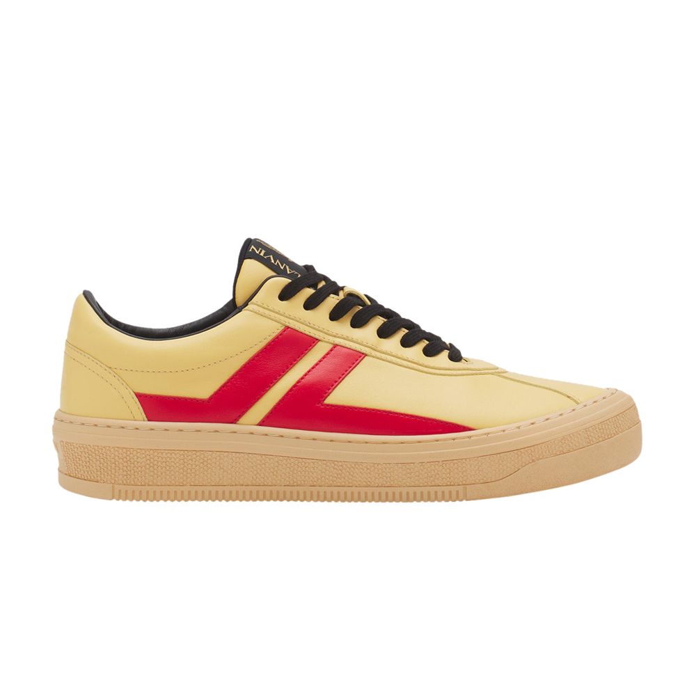 Pre-owned Lanvin Future X Cash High Sole Sneaker 'bright Yellow Red' | Men's Size 40