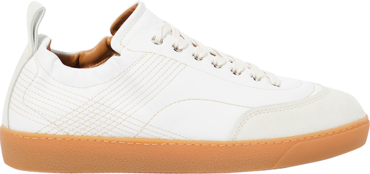 Dries Van Noten Leather Sneaker White Gum