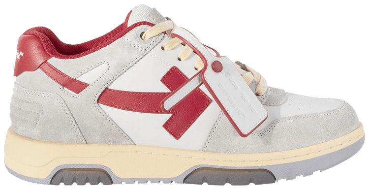 Off White Out of Office Low Light Grey Red