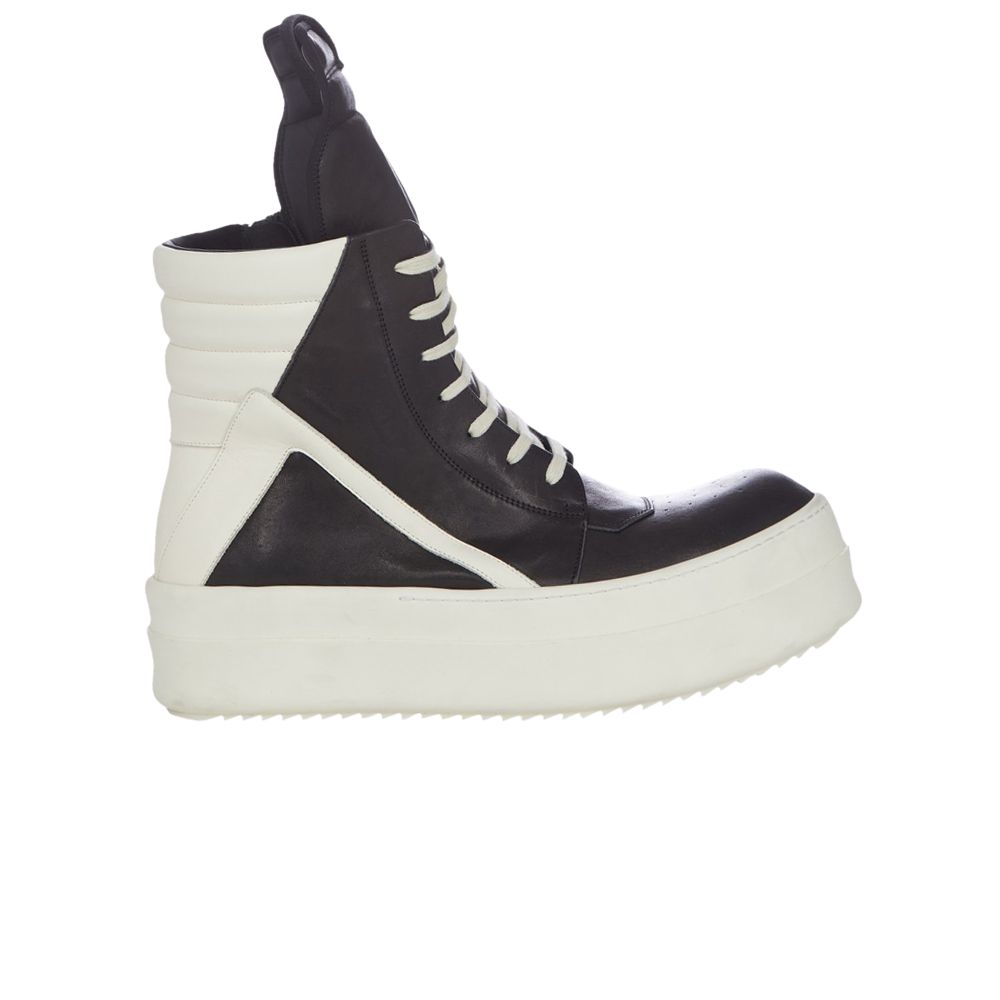 Pre-owned Rick Owens Mega Bumper Geobasket High 'black Milk' | Men's Size 41