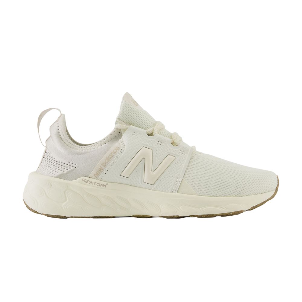 Pre-owned New Balance Wmns Fresh Foam X Cruz V3 Wide 'angora Timberwolf' In Cream