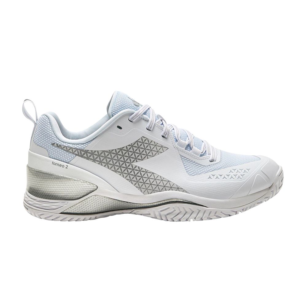Diadora Wmns Blushield Torneo 2 AG 'White Silver' | Women's Size 10 - 101-179503-C6180