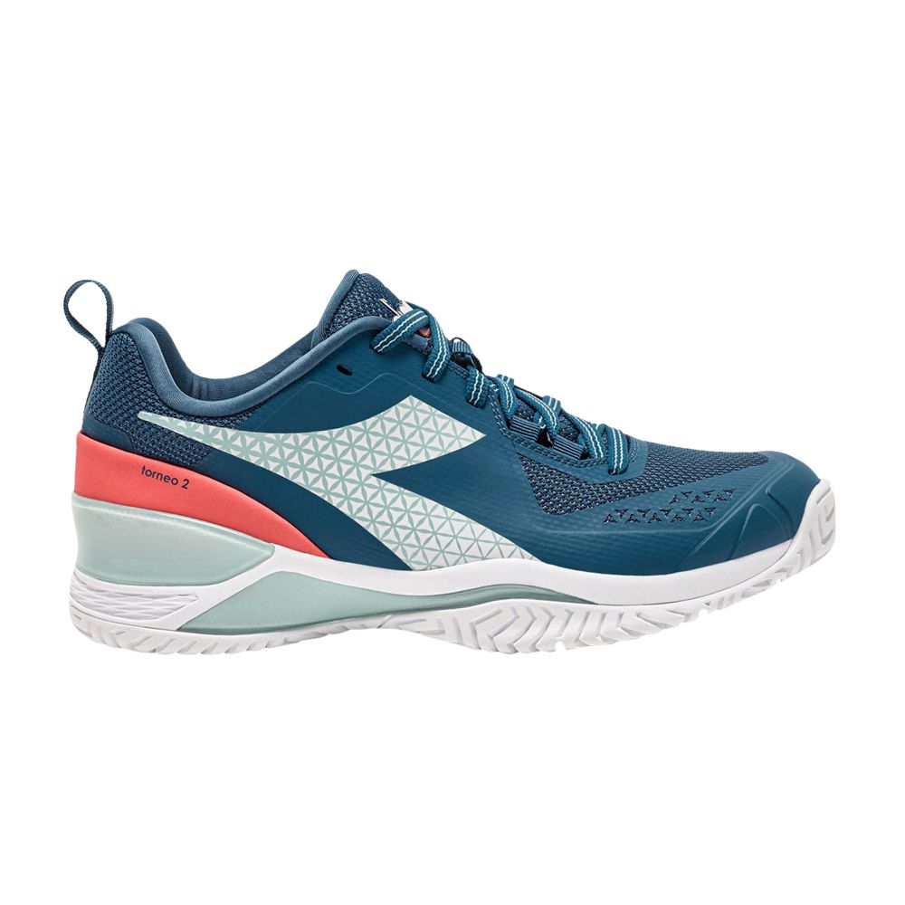 Diadora Wmns Blushield Torneo 2 AG 'Surf Spray Legion Blue' | Teal | Women's Size 11.5 - 101-179503-D0847