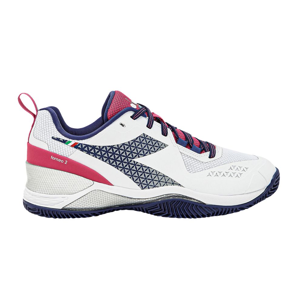 Diadora Wmns Blushield Torneo 2 Clay 'White Blueprint' | Women's Size 7 - 101-179505-D0257
