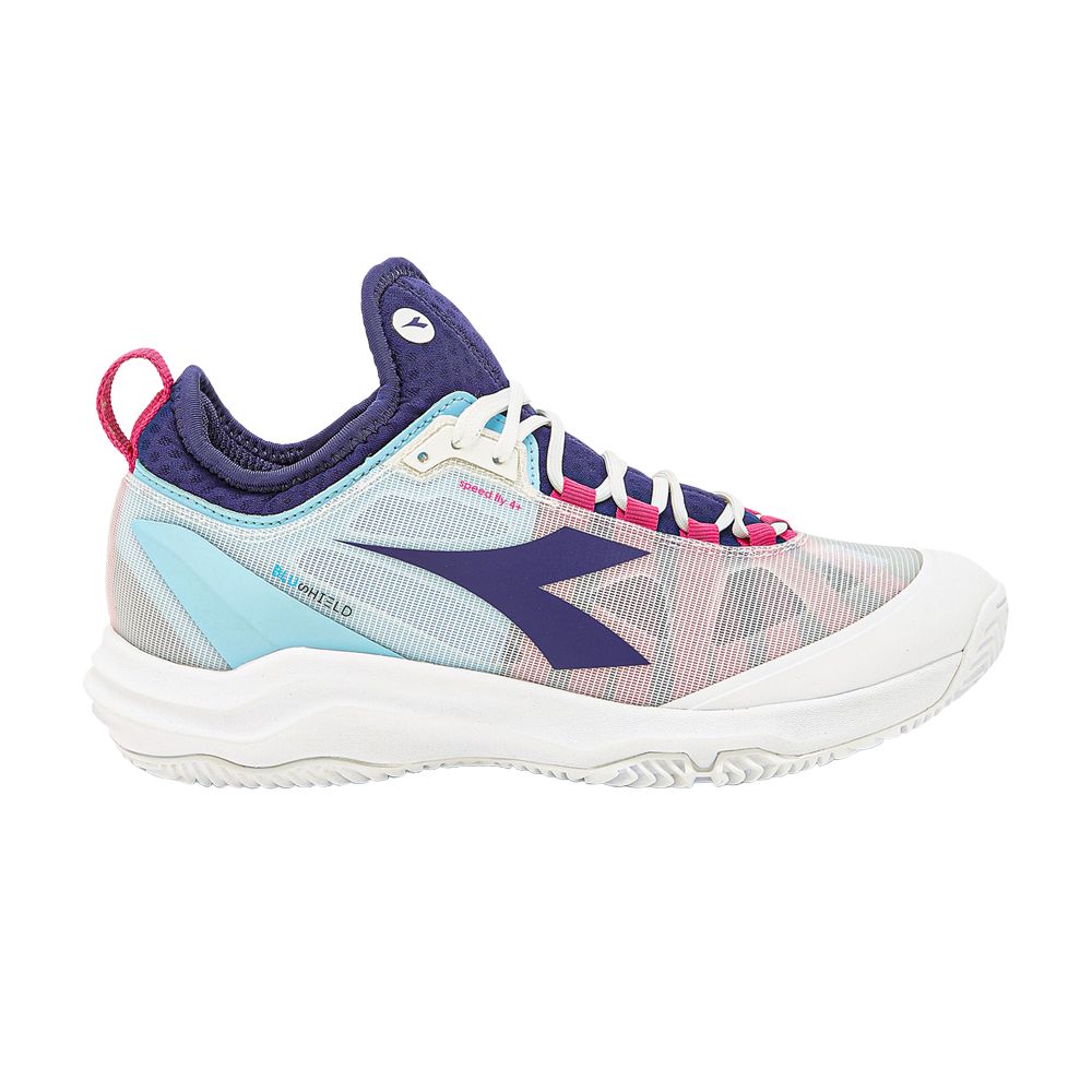 Diadora Wmns Speed Blushield Fly 4+ Clay 'White Blueprint' | Women's Size 9 - 101-179508-D0257